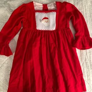 Santa corduroy Christmas dress
